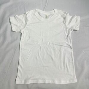 Royal Apparel Organic Cotton T-Shirt Kids Size 8 White Bulk Lot 20 Basic Tee